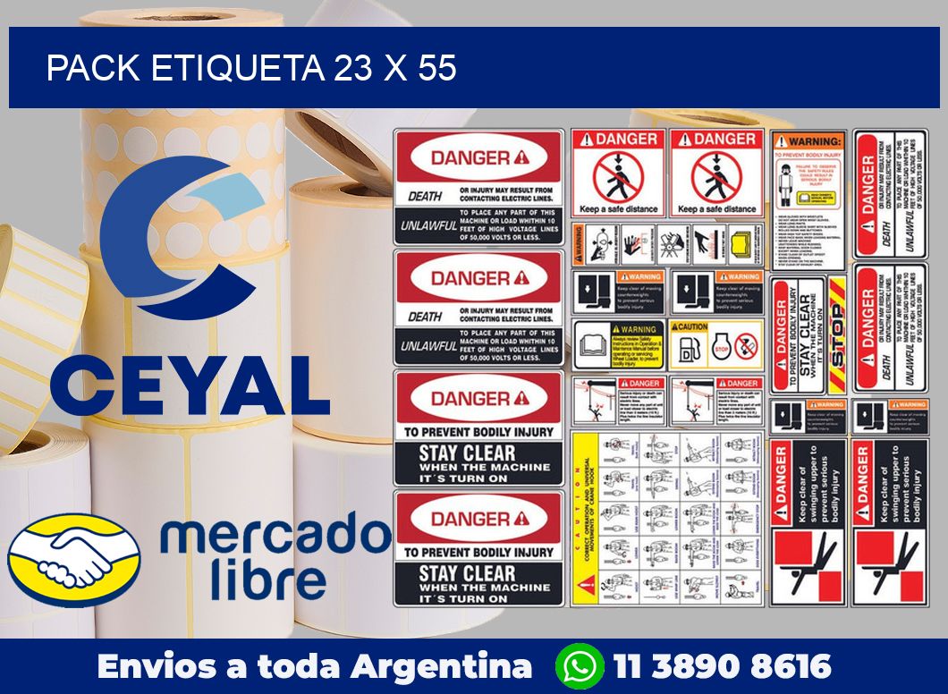 pack etiqueta 23 x 55