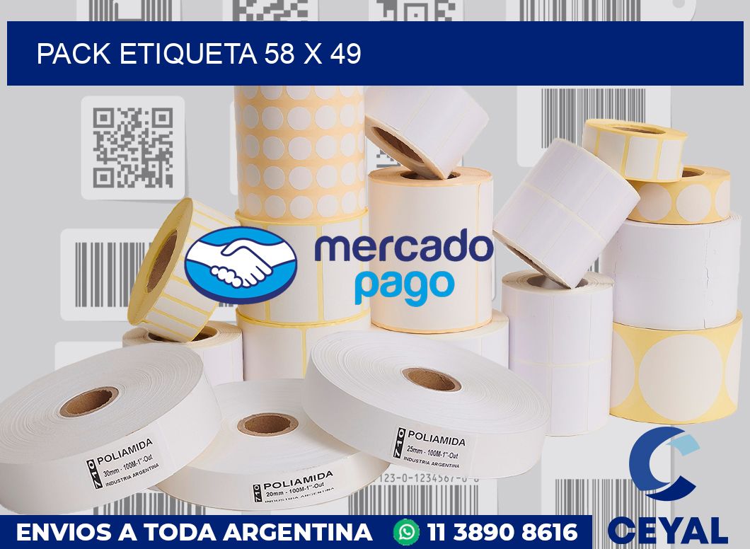 pack etiqueta 58 x 49