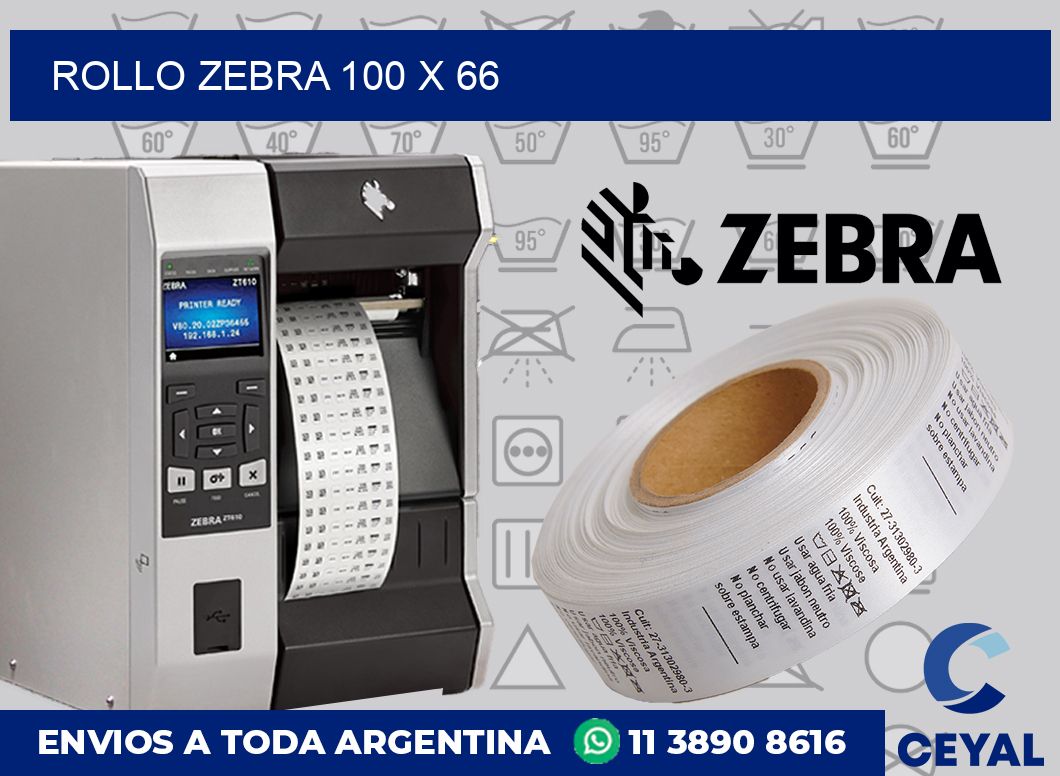 rollo zebra 100 x 66