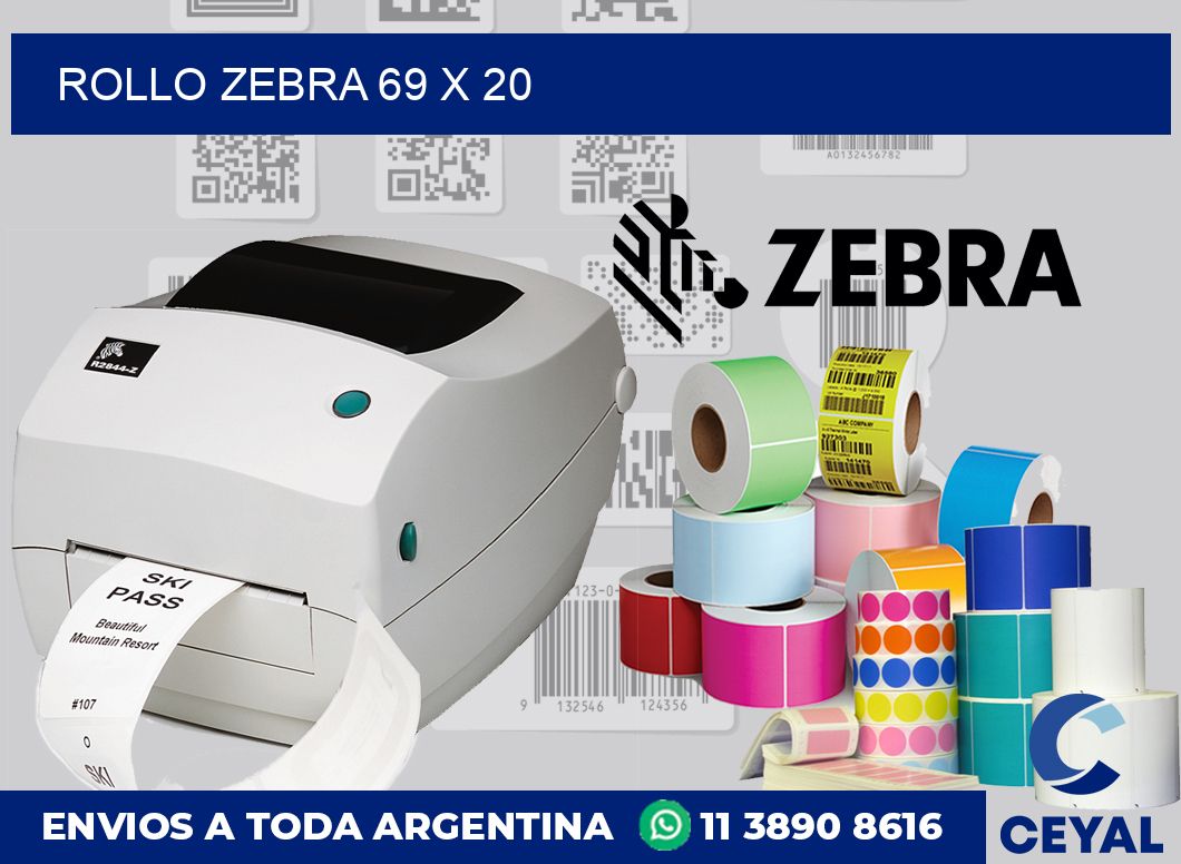 rollo zebra 69 x 20