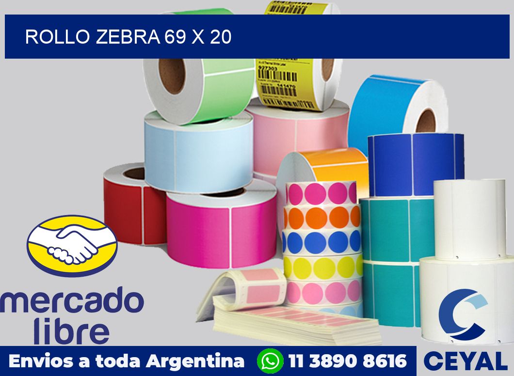 rollo zebra 69 x 20