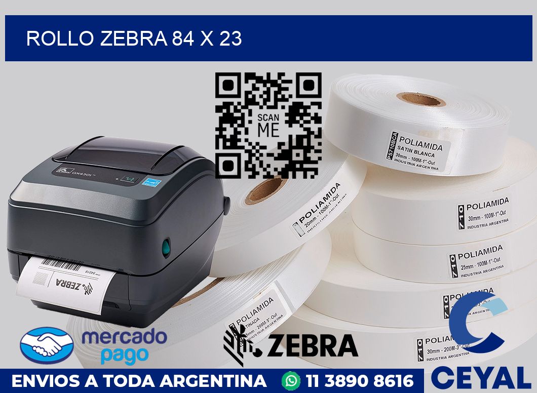 rollo zebra 84 x 23