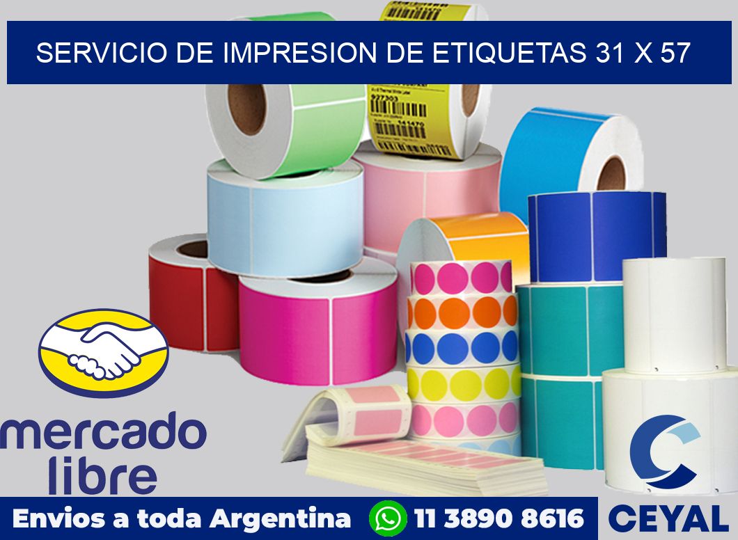 servicio de impresion de etiquetas 31 x 57