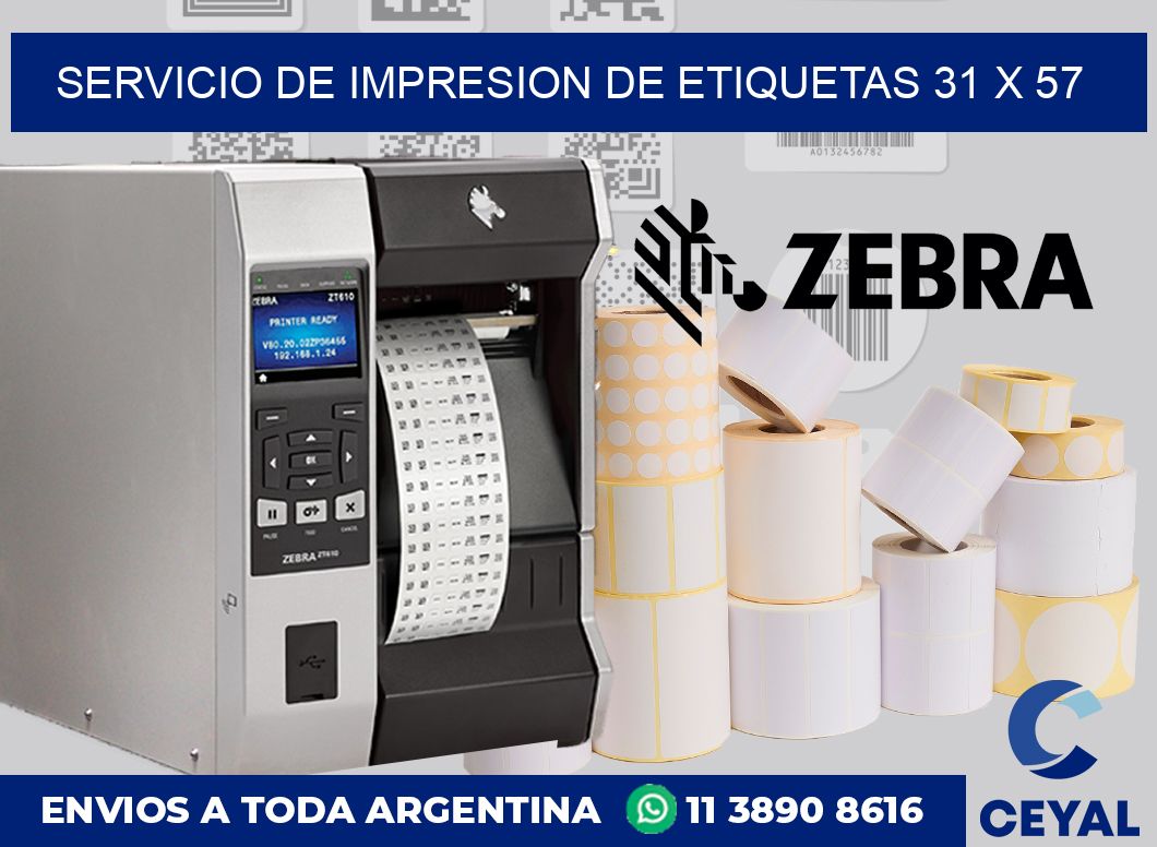 servicio de impresion de etiquetas 31 x 57