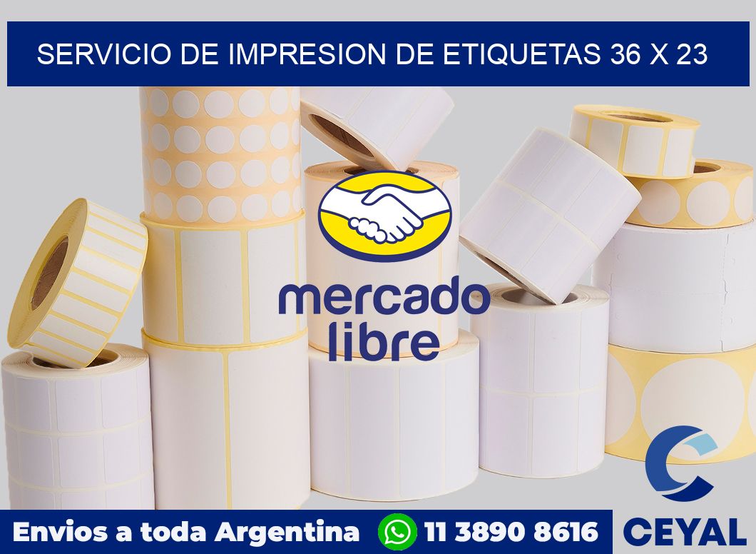 servicio de impresion de etiquetas 36 x 23