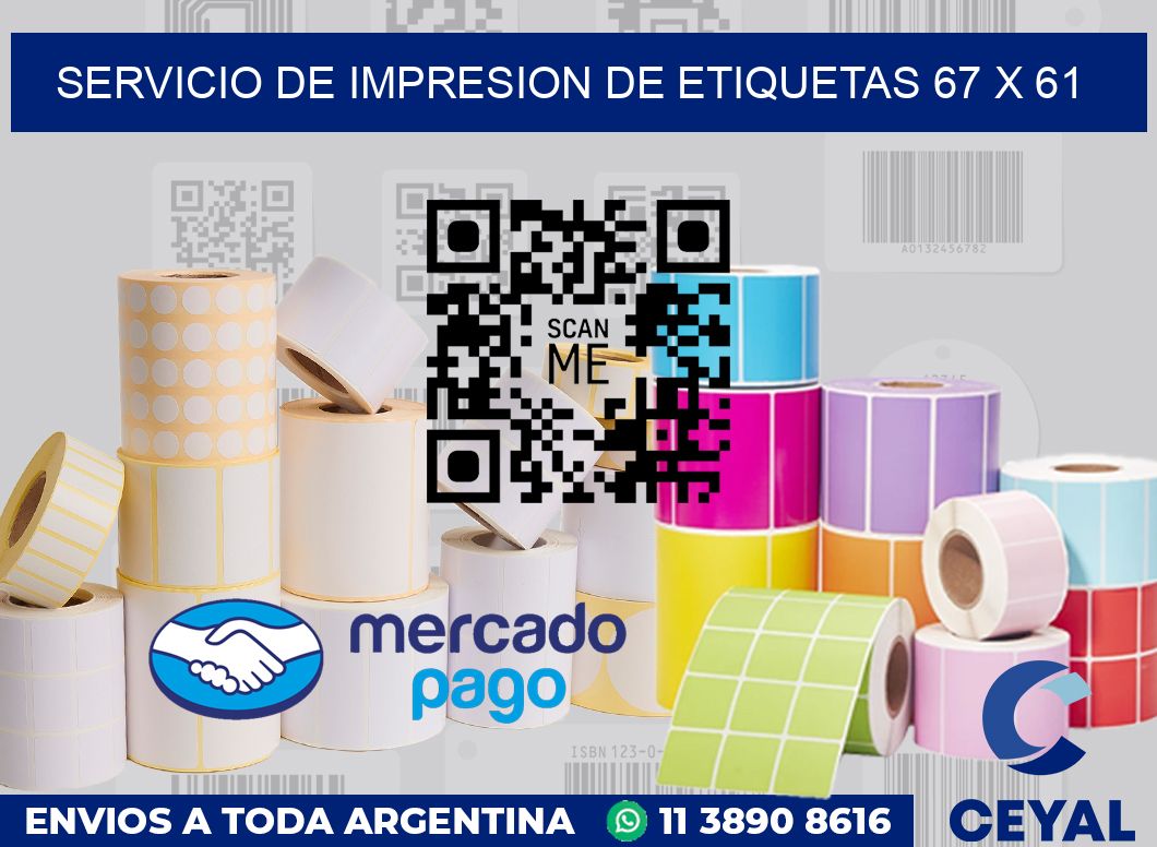 servicio de impresion de etiquetas 67 x 61
