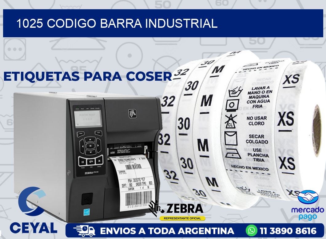 1025 CODIGO BARRA INDUSTRIAL