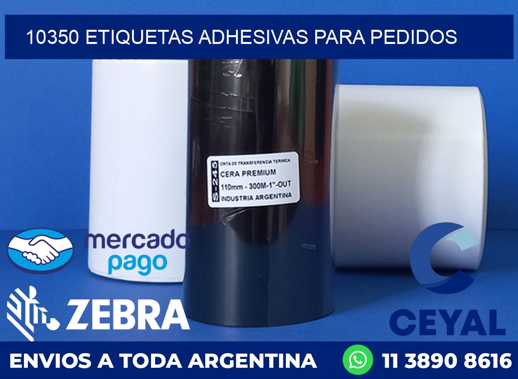 10350 ETIQUETAS ADHESIVAS PARA PEDIDOS