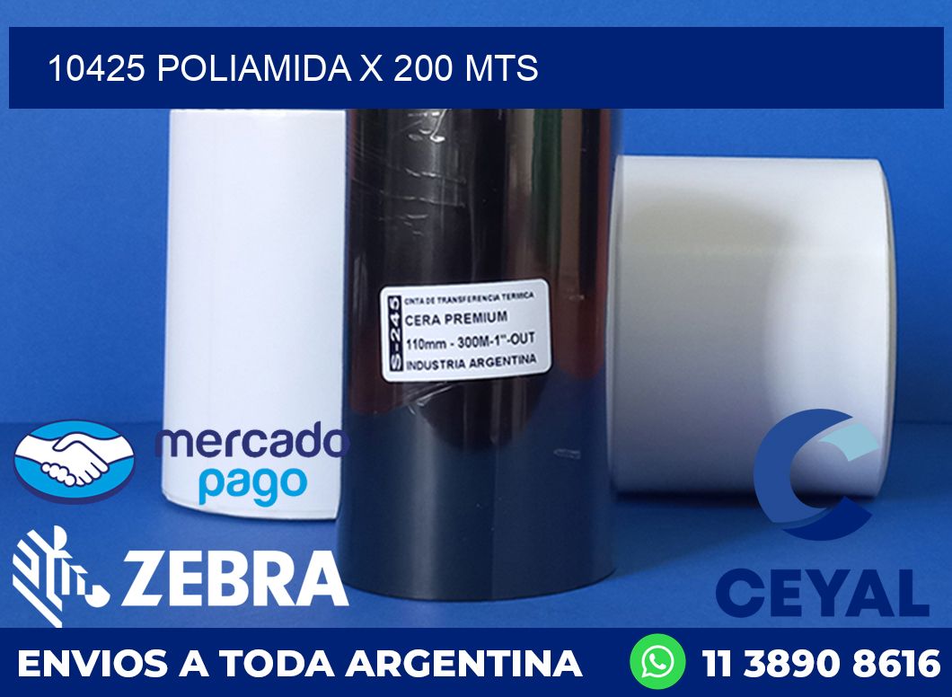 10425 POLIAMIDA X 200 MTS