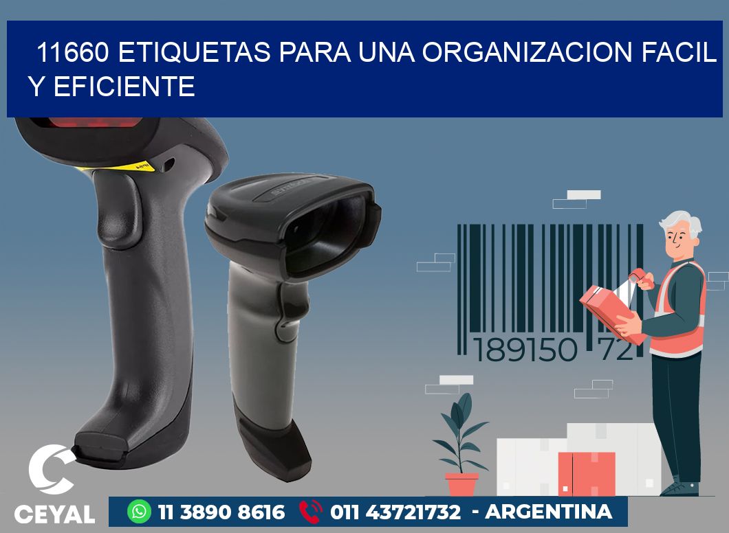 11660 ETIQUETAS PARA UNA ORGANIZACION FACIL Y EFICIENTE