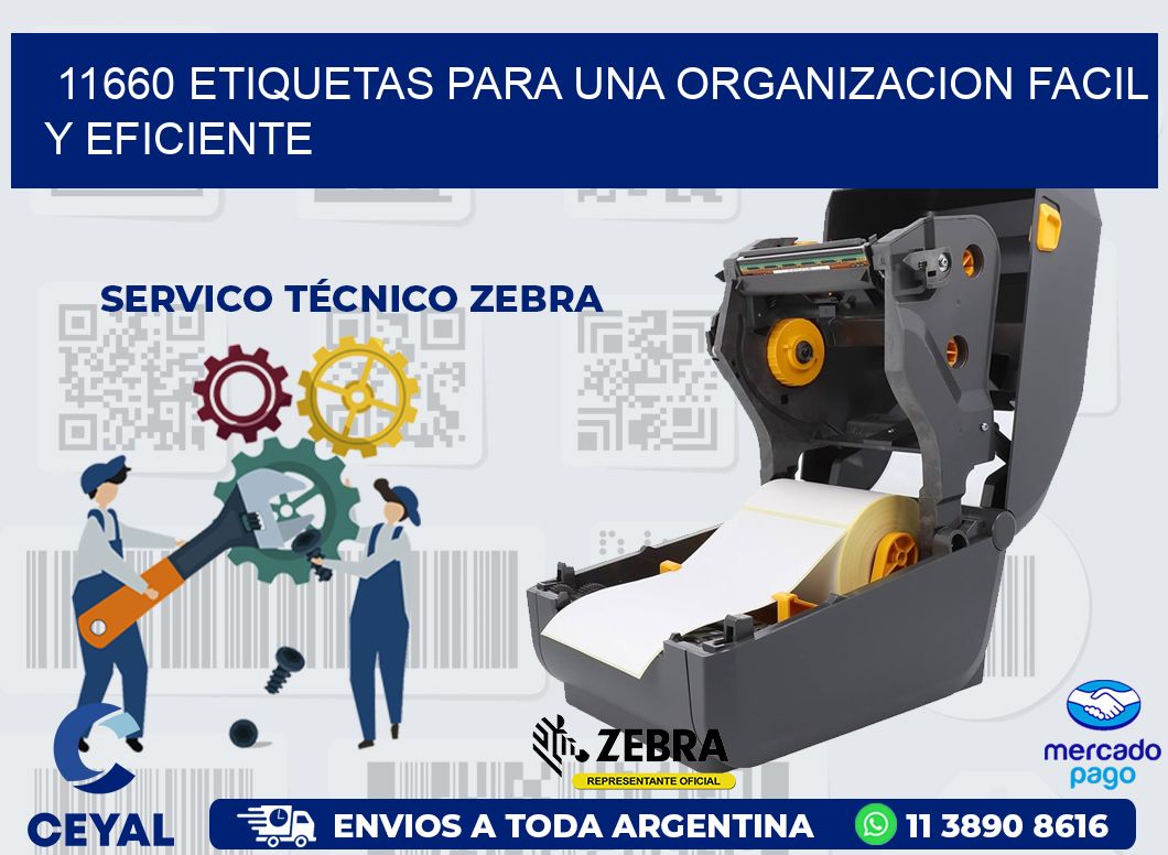 11660 ETIQUETAS PARA UNA ORGANIZACION FACIL Y EFICIENTE