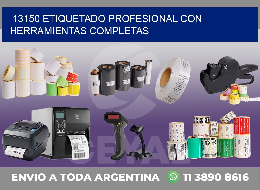 13150 ETIQUETADO PROFESIONAL CON HERRAMIENTAS COMPLETAS