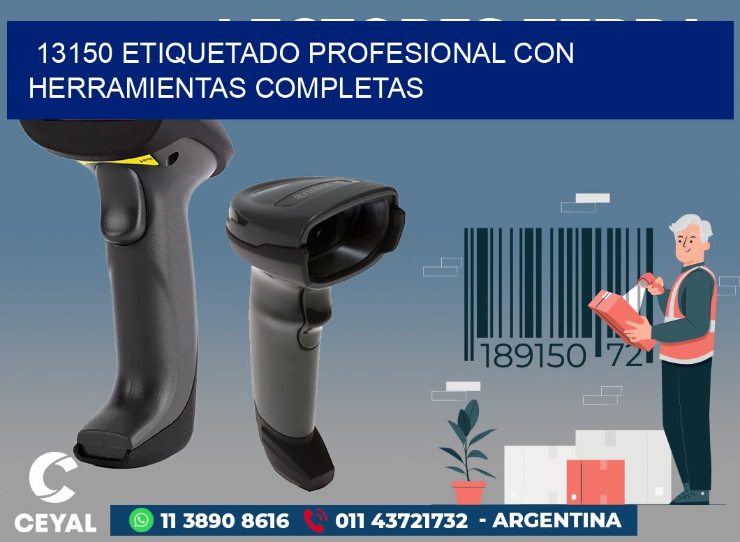 13150 ETIQUETADO PROFESIONAL CON HERRAMIENTAS COMPLETAS