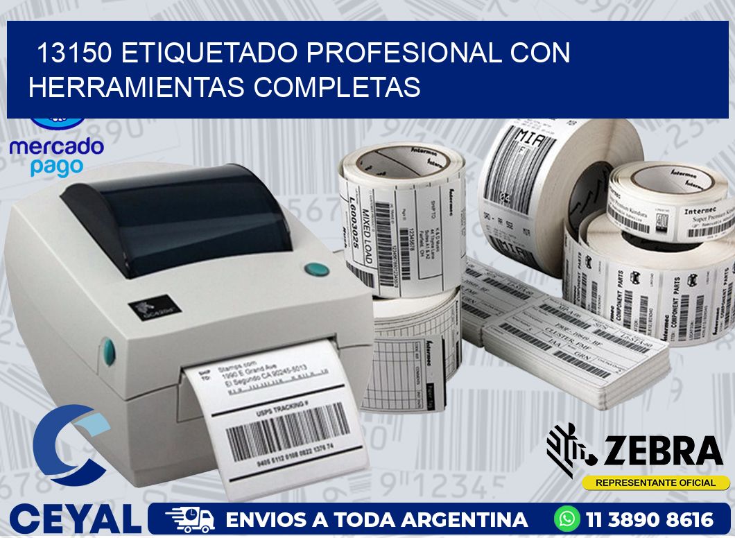 13150 ETIQUETADO PROFESIONAL CON HERRAMIENTAS COMPLETAS