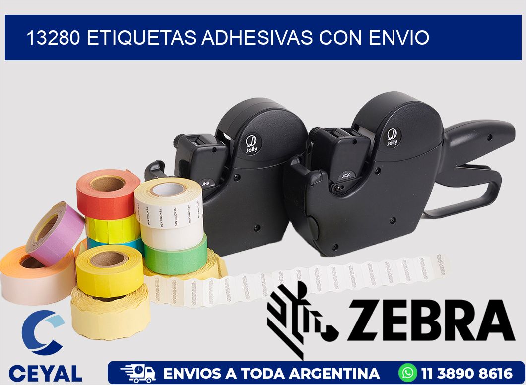 13280 ETIQUETAS ADHESIVAS CON ENVIO
