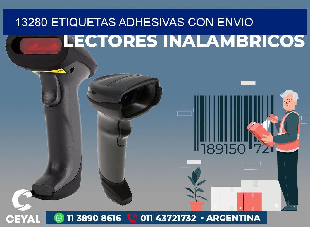 13280 ETIQUETAS ADHESIVAS CON ENVIO