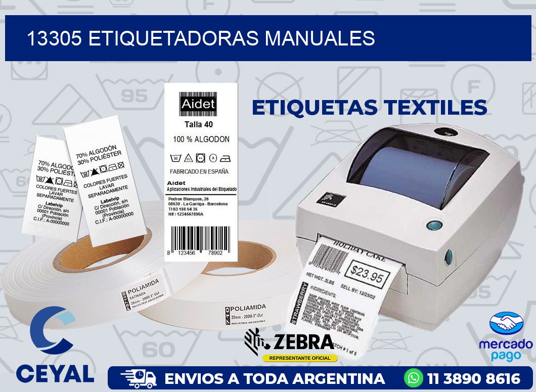 13305 ETIQUETADORAS MANUALES