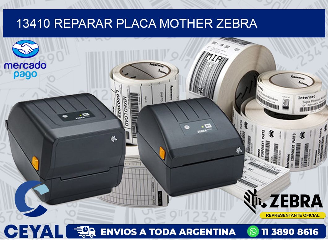 13410 REPARAR PLACA MOTHER ZEBRA