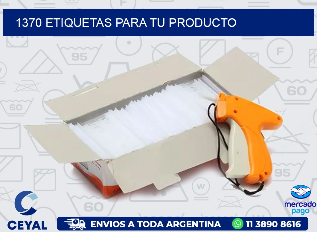 1370 ETIQUETAS PARA TU PRODUCTO