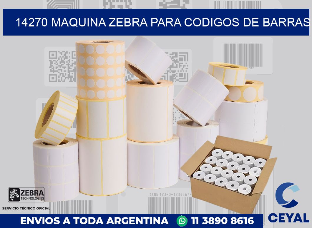 14270 MAQUINA ZEBRA PARA CODIGOS DE BARRAS