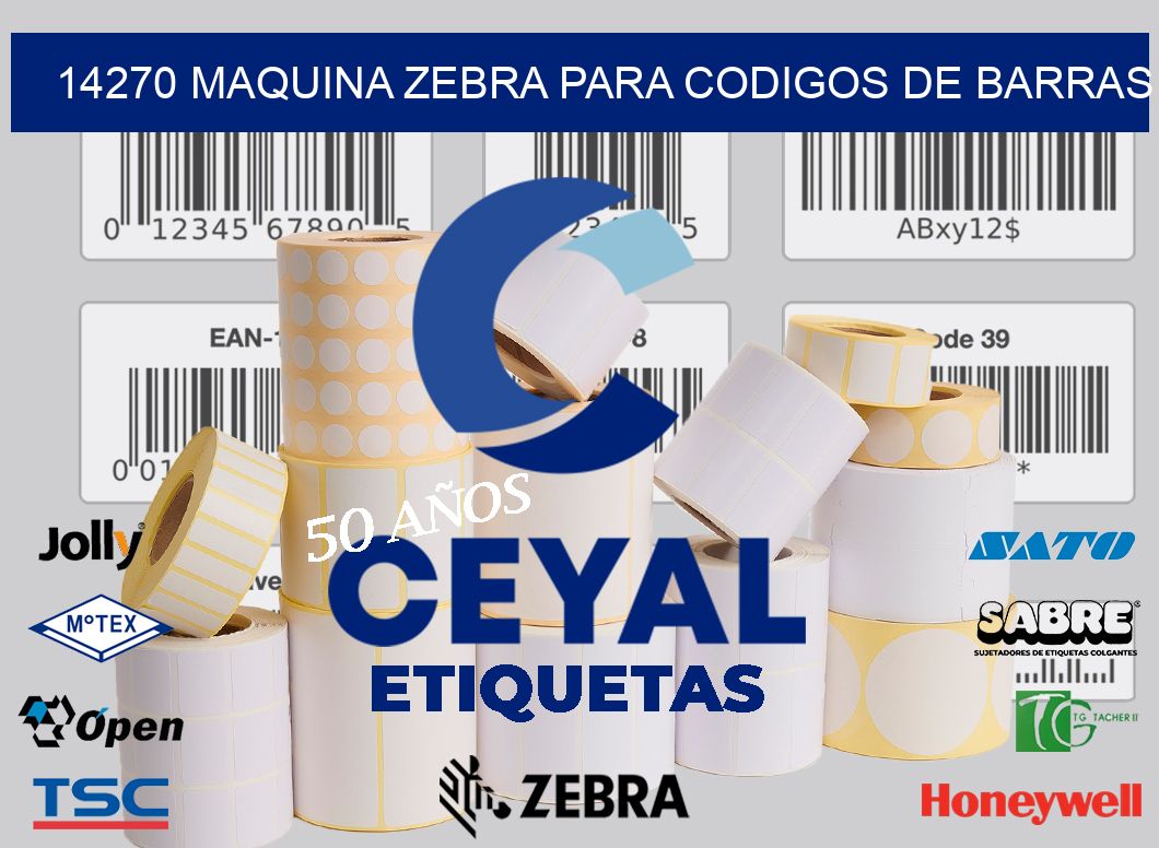 14270 MAQUINA ZEBRA PARA CODIGOS DE BARRAS