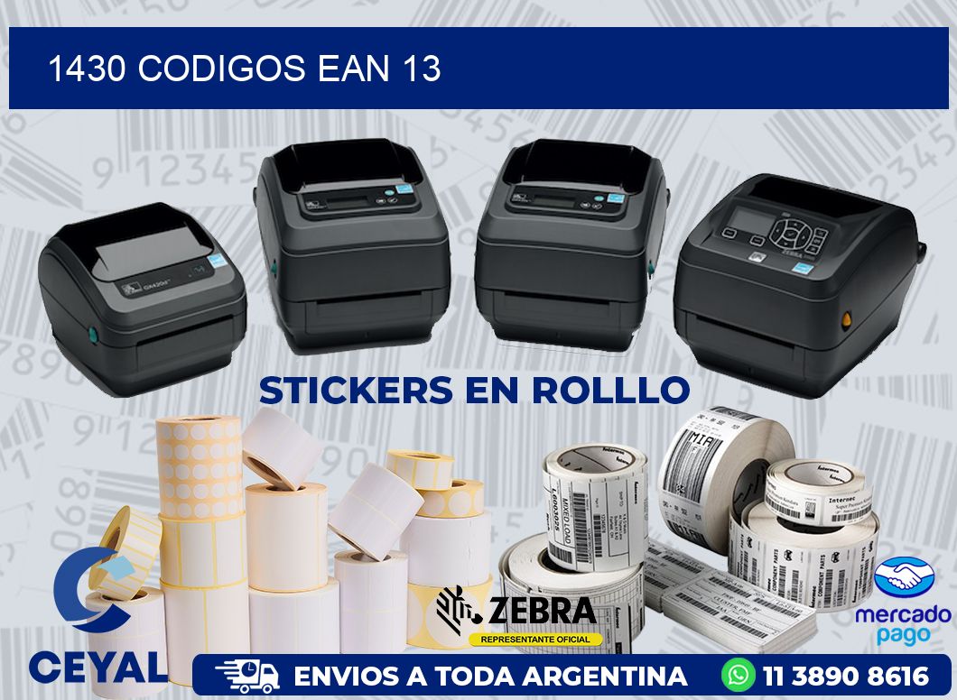 1430 CODIGOS EAN 13