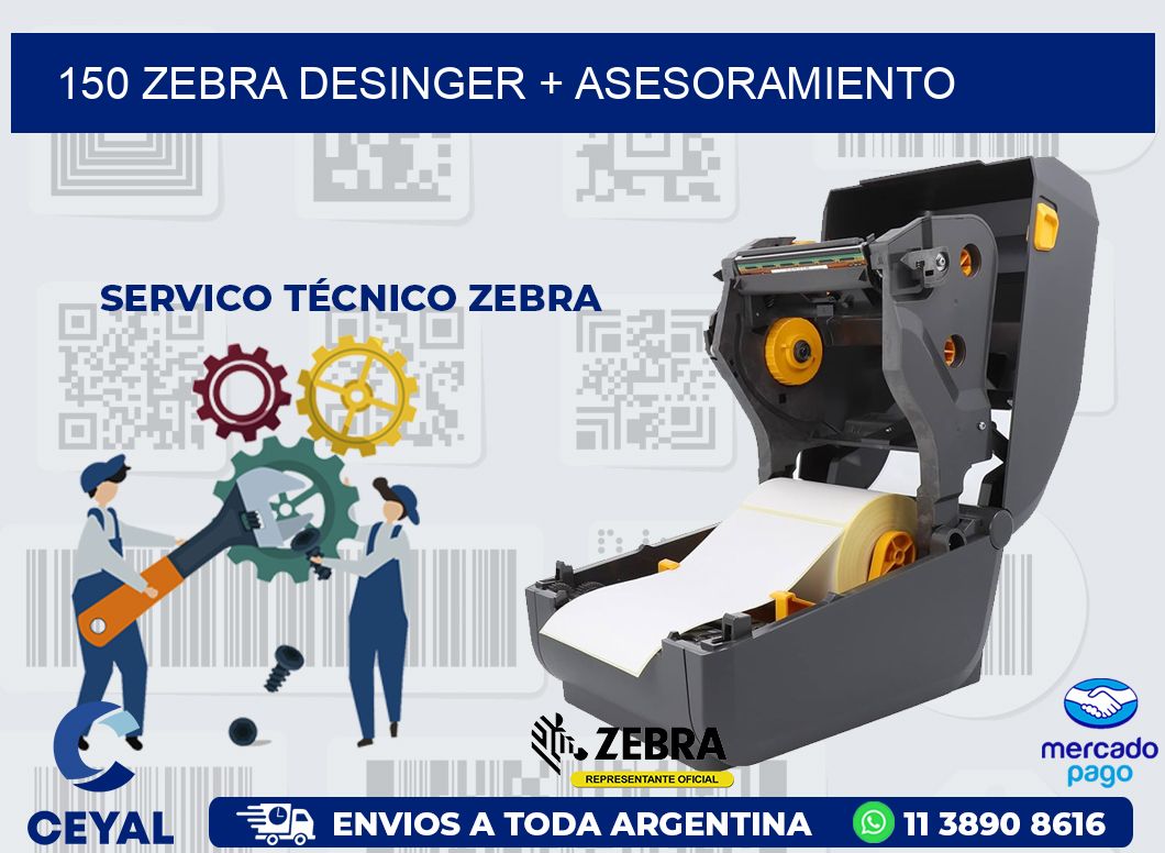 150 ZEBRA DESINGER + ASESORAMIENTO