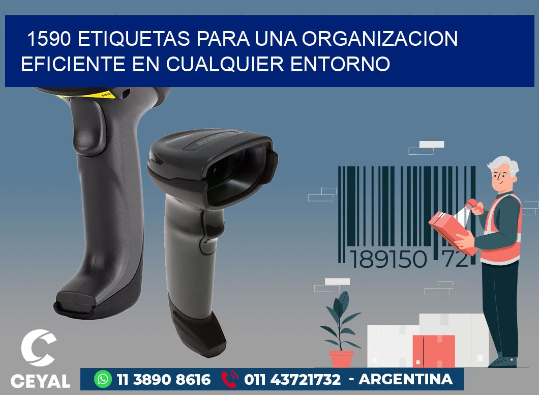 1590 ETIQUETAS PARA UNA ORGANIZACION EFICIENTE EN CUALQUIER ENTORNO