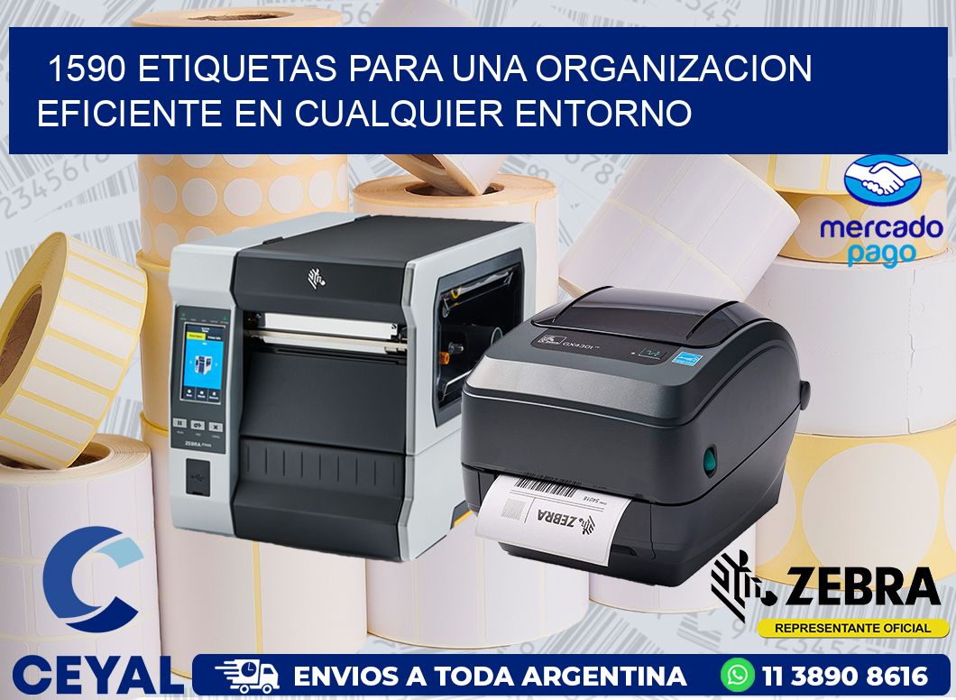 1590 ETIQUETAS PARA UNA ORGANIZACION EFICIENTE EN CUALQUIER ENTORNO