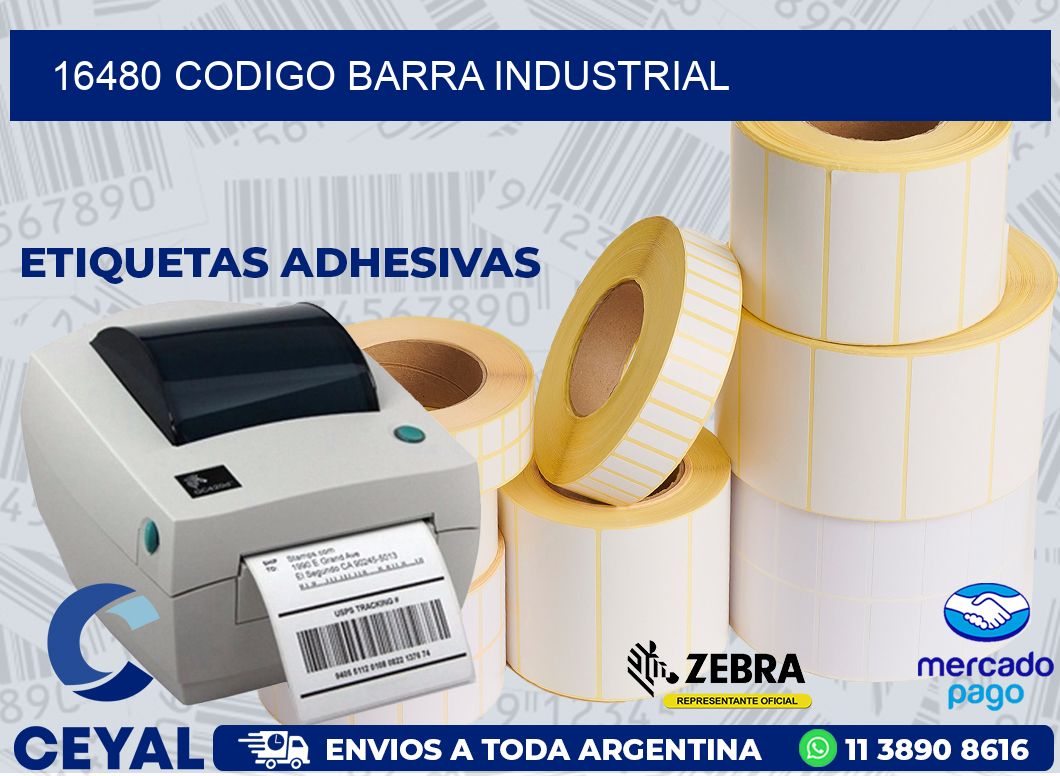 16480 CODIGO BARRA INDUSTRIAL