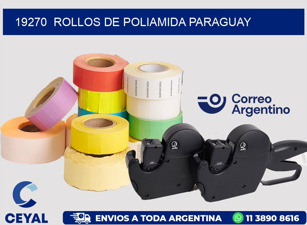 19270  ROLLOS DE POLIAMIDA PARAGUAY