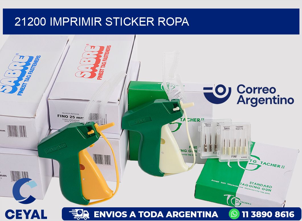 21200 IMPRIMIR STICKER ROPA