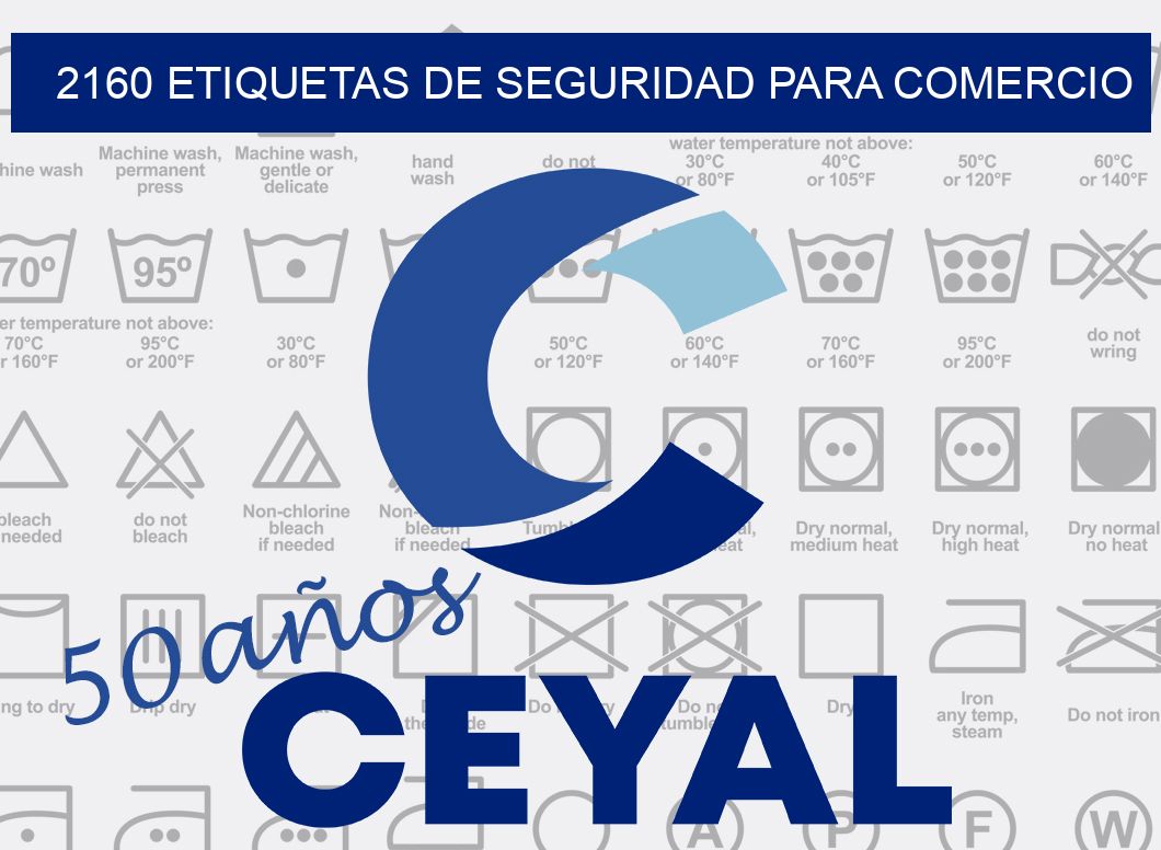 2160 ETIQUETAS DE SEGURIDAD PARA COMERCIO