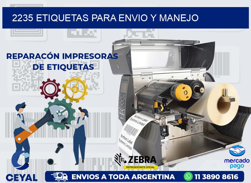 2235 ETIQUETAS PARA ENVIO Y MANEJO