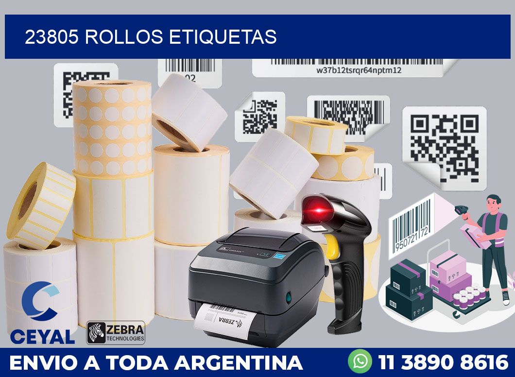 23805 ROLLOS ETIQUETAS