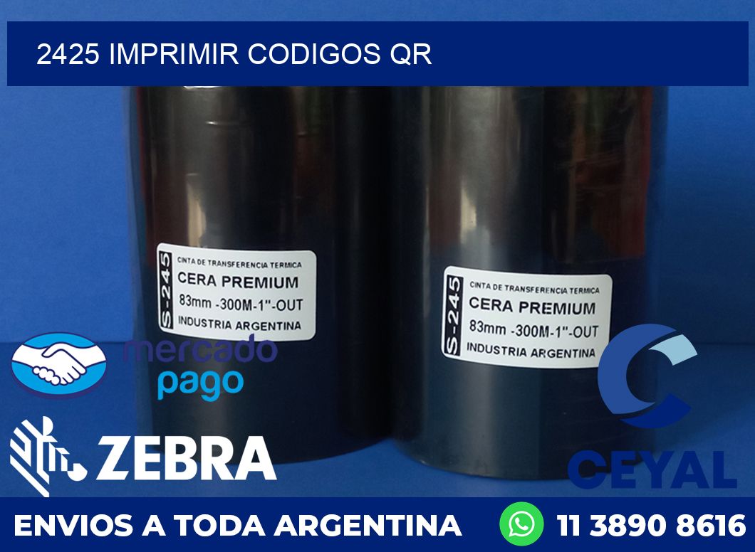 2425 IMPRIMIR CODIGOS QR