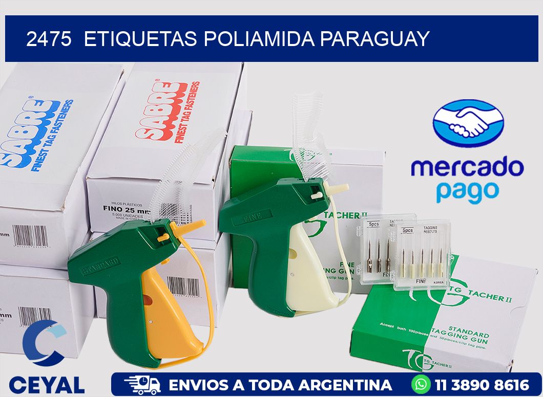 2475 ETIQUETAS POLIAMIDA PARAGUAY