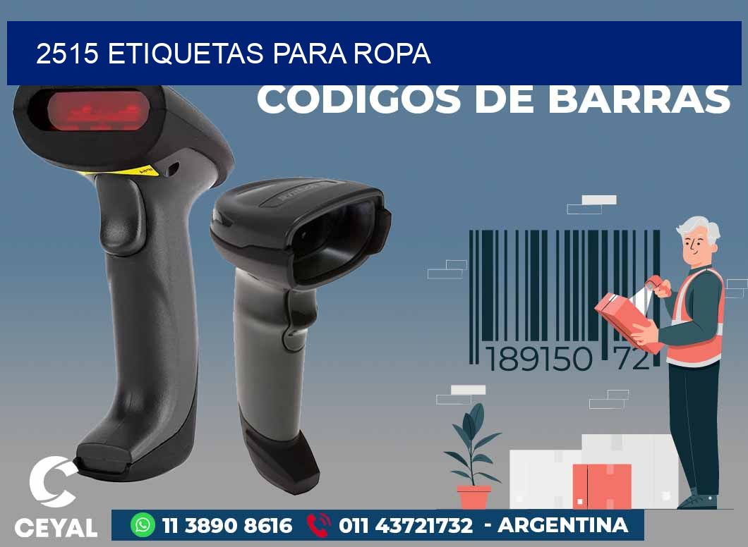 2515 ETIQUETAS PARA ROPA