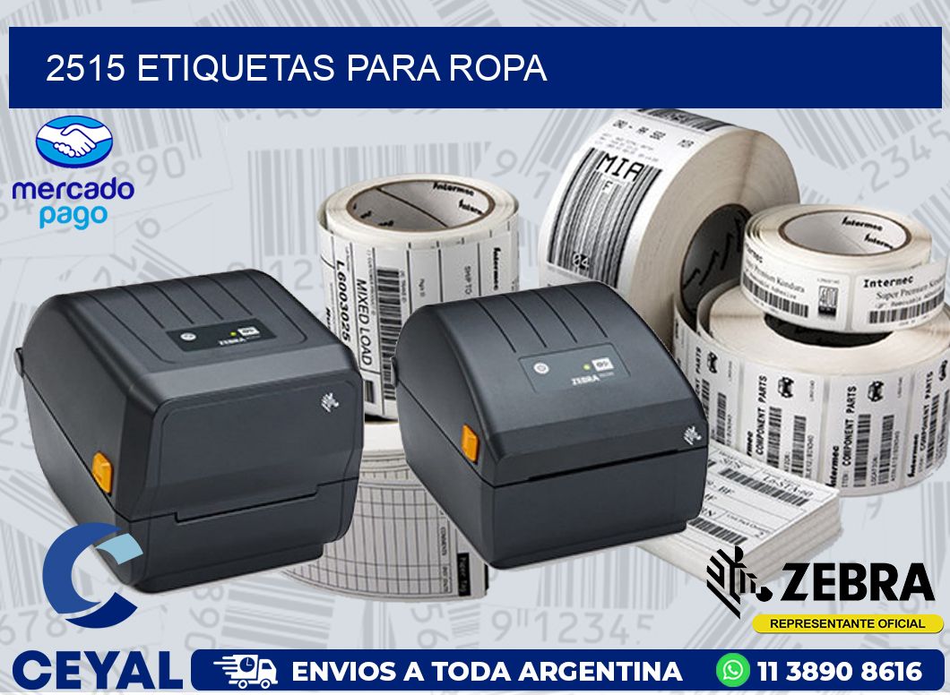 2515 ETIQUETAS PARA ROPA
