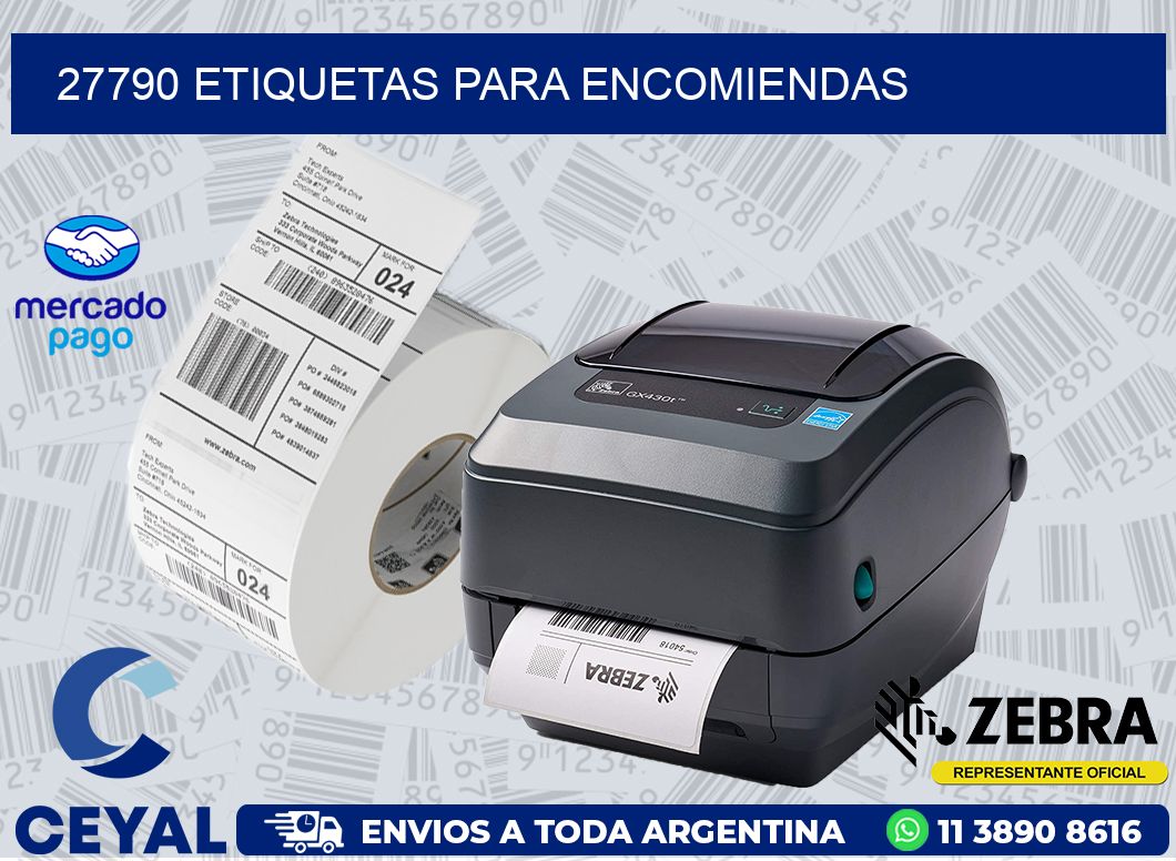 27790 ETIQUETAS PARA ENCOMIENDAS