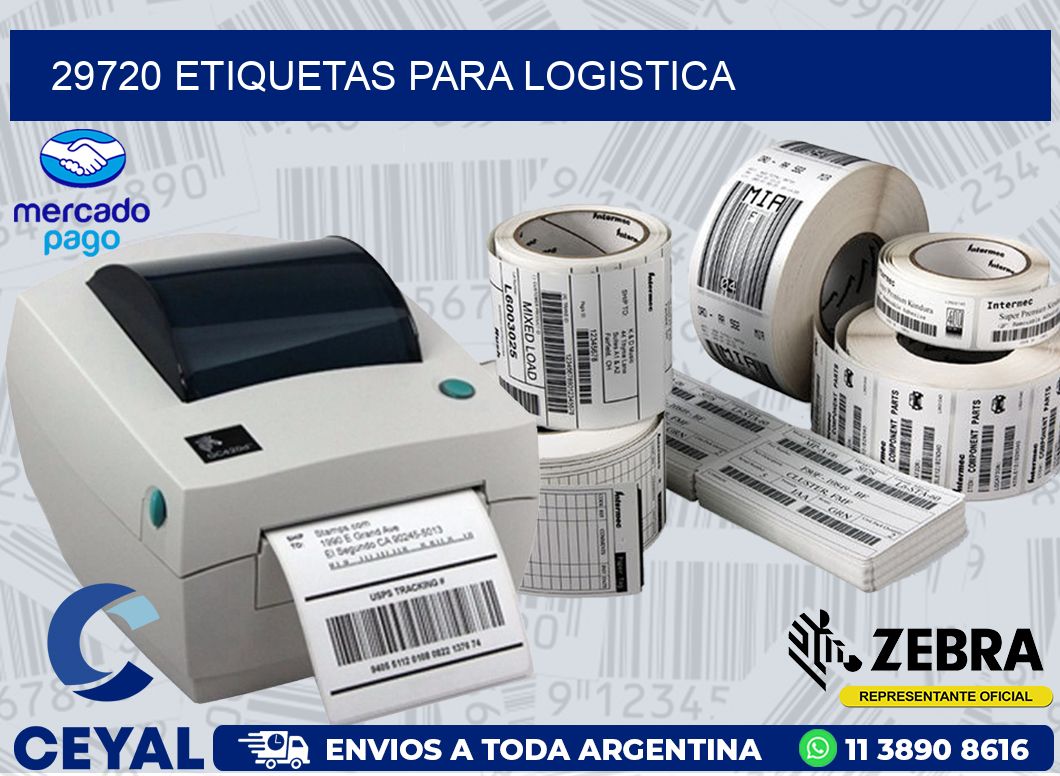 29720 ETIQUETAS PARA LOGISTICA