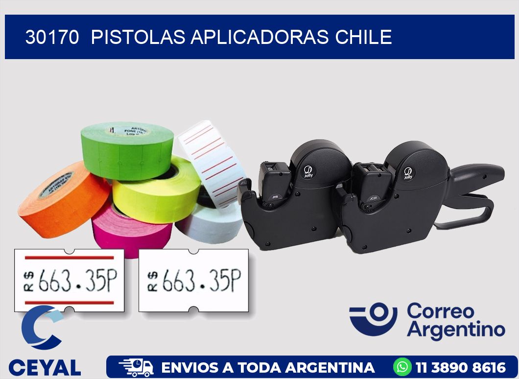 30170 PISTOLAS APLICADORAS CHILE