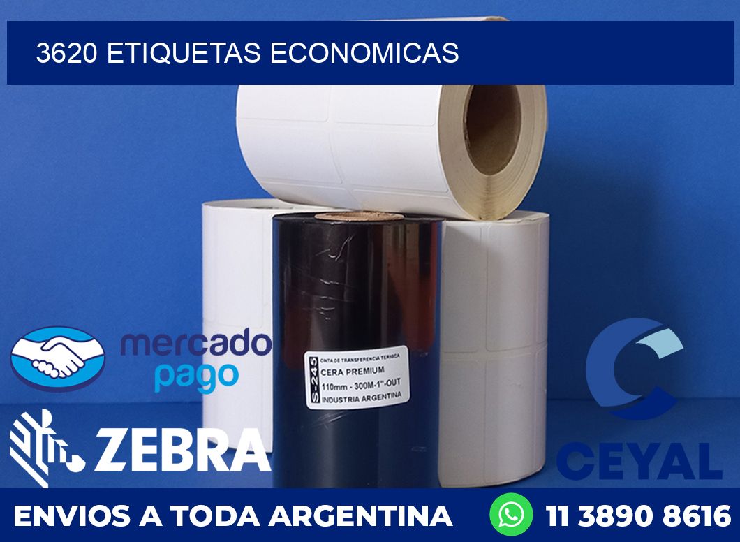 3620 ETIQUETAS ECONOMICAS