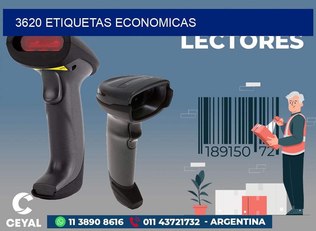 3620 ETIQUETAS ECONOMICAS