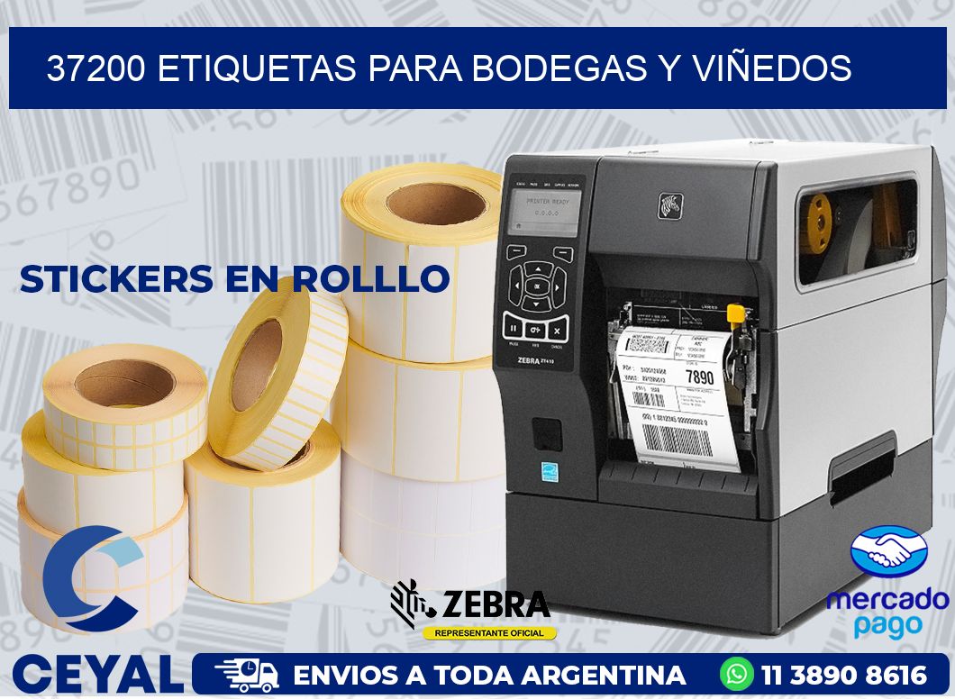 37200 ETIQUETAS PARA BODEGAS Y VIÑEDOS