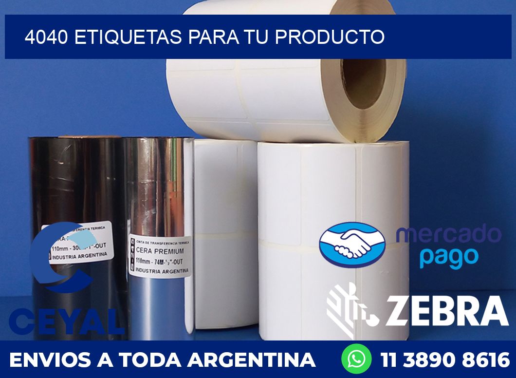 4040 ETIQUETAS PARA TU PRODUCTO