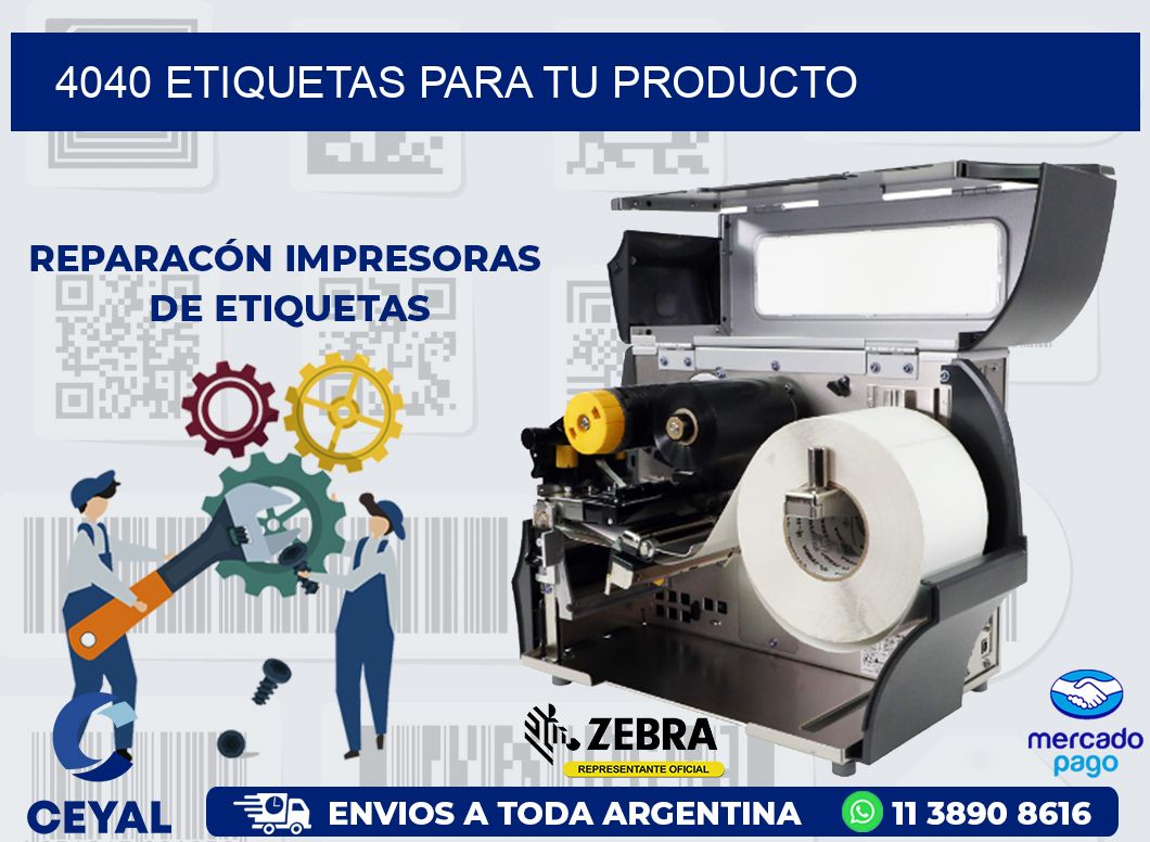 4040 ETIQUETAS PARA TU PRODUCTO