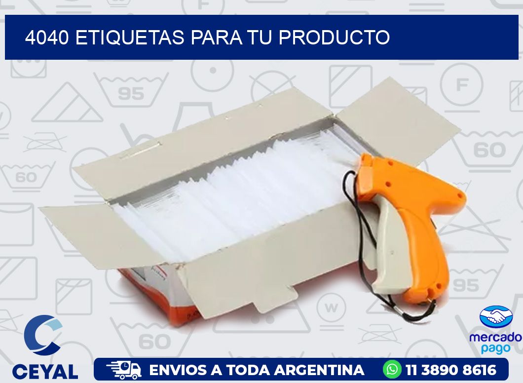 4040 ETIQUETAS PARA TU PRODUCTO