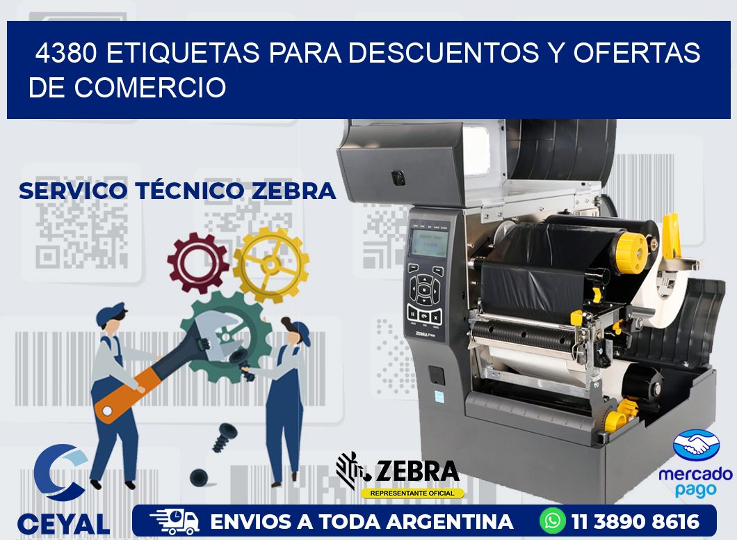 4380 ETIQUETAS PARA DESCUENTOS Y OFERTAS DE COMERCIO