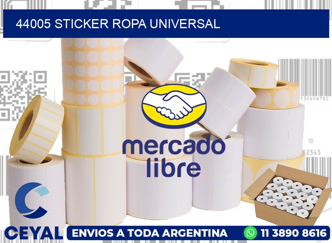 44005 STICKER ROPA UNIVERSAL